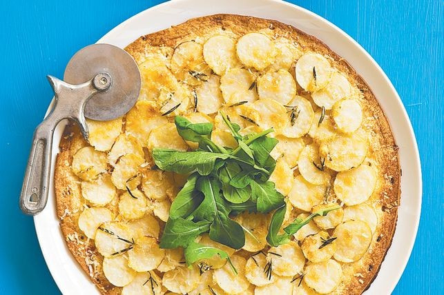 Potato, Rosemary and Parmesan Pizza