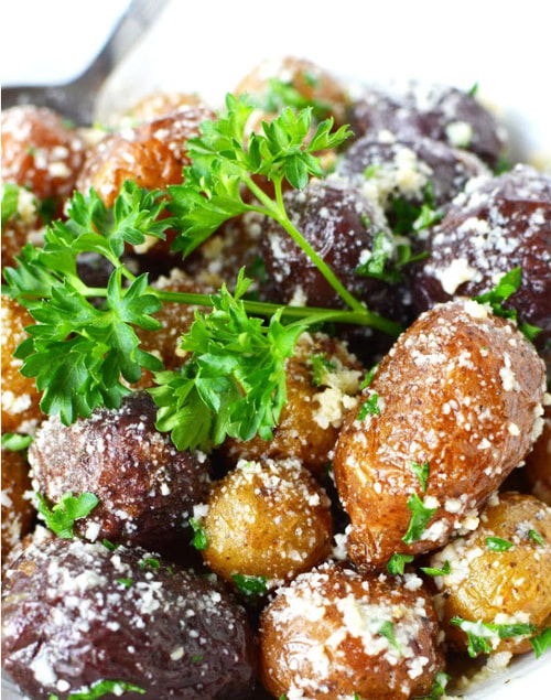 Piccolos with Garlic Parsley Butter & Parmesan