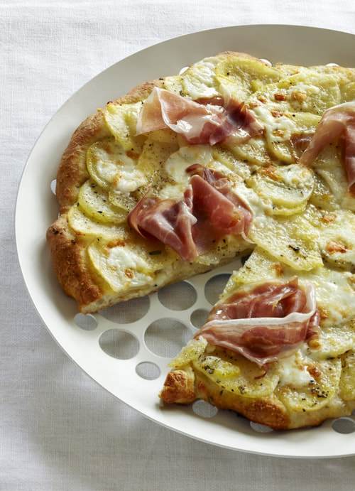 Potato, Rosemary and Mozzarella Pizza