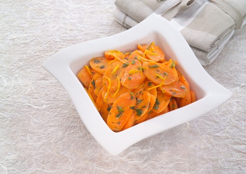 Carrots with lemon and coriander