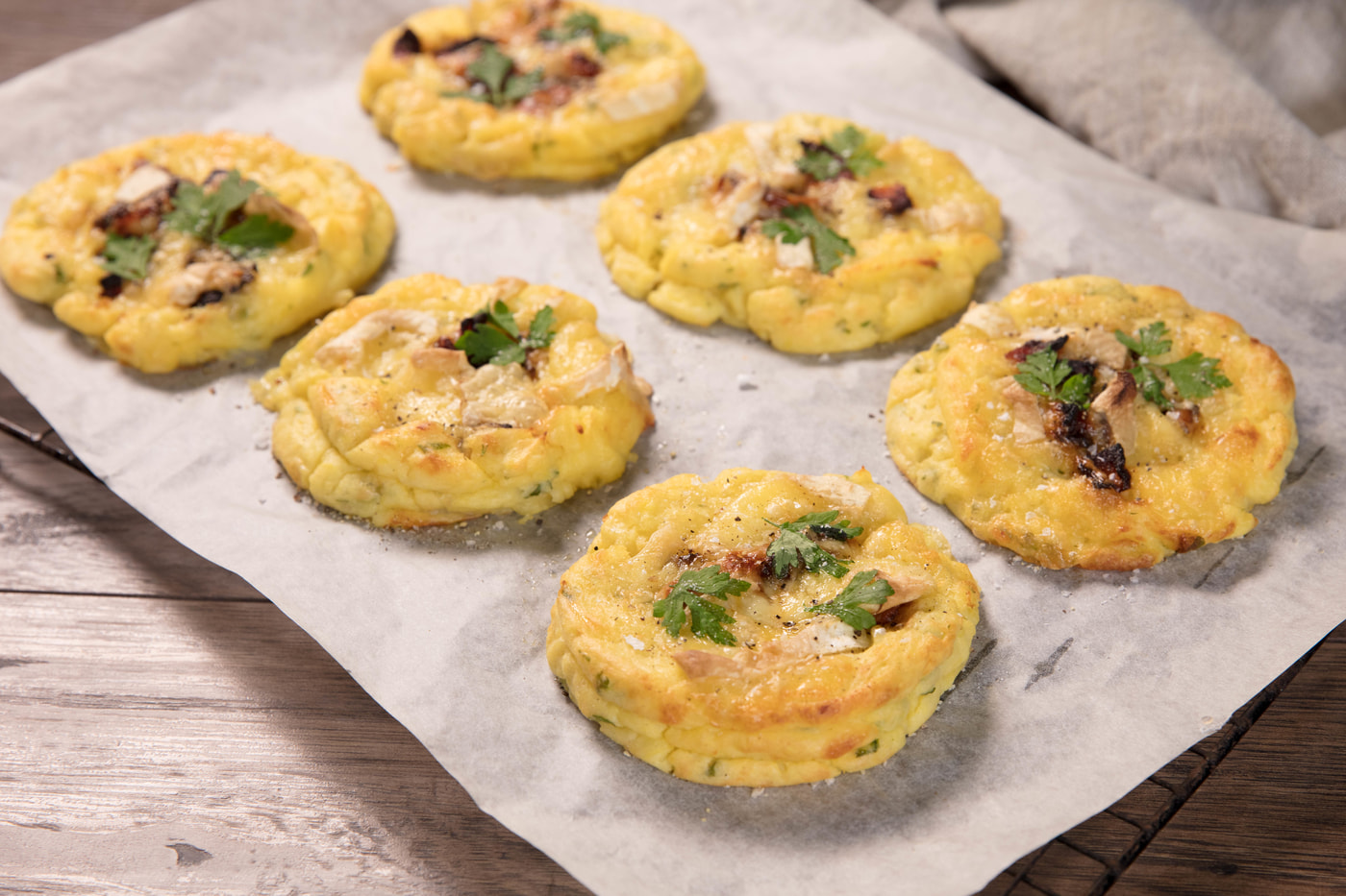 Inca Gold Potato Galettes with Camembert