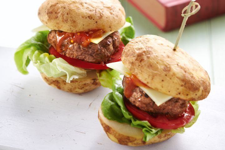 Potato cheeseburgers