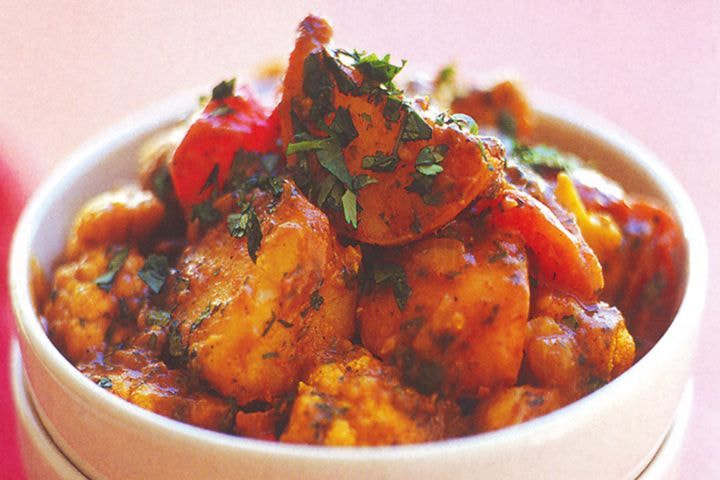 Potato and cauliflower curry