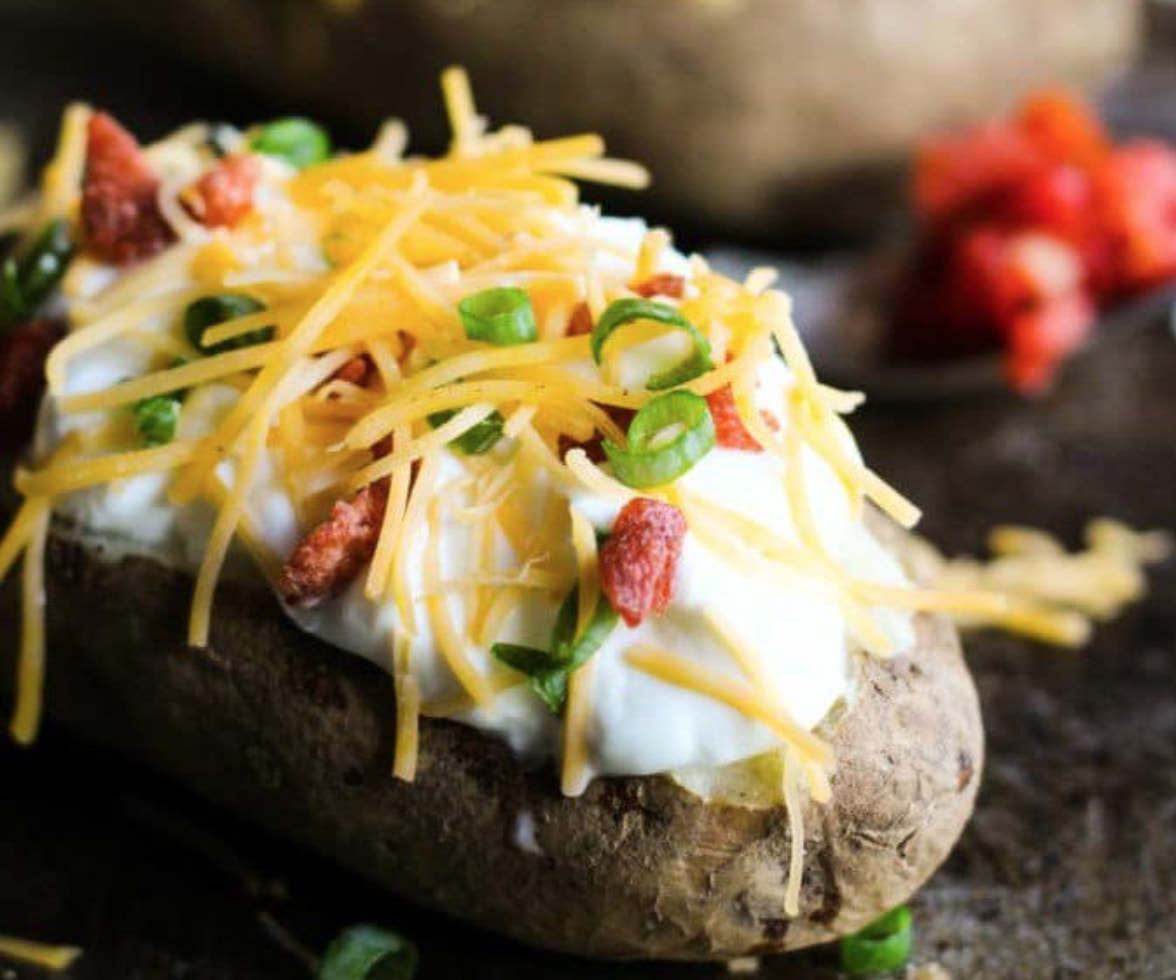 Easy southwest baked potato bar / Recipes • Wilcox