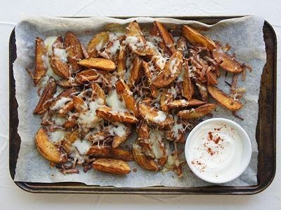 Bacon and Paprika Potato Wedges