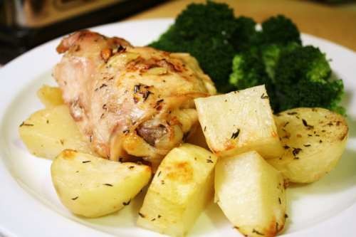 Baked Chicken and Potatoes