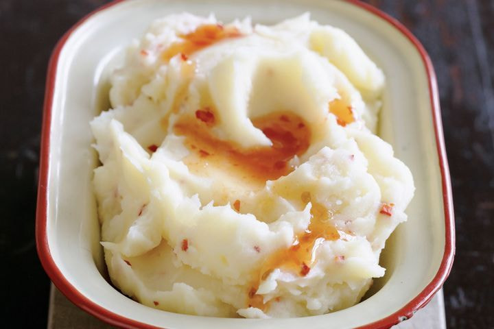 Chilli and garlic potato mash