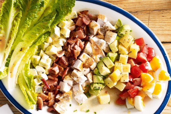 Potato & chicken cobb salad