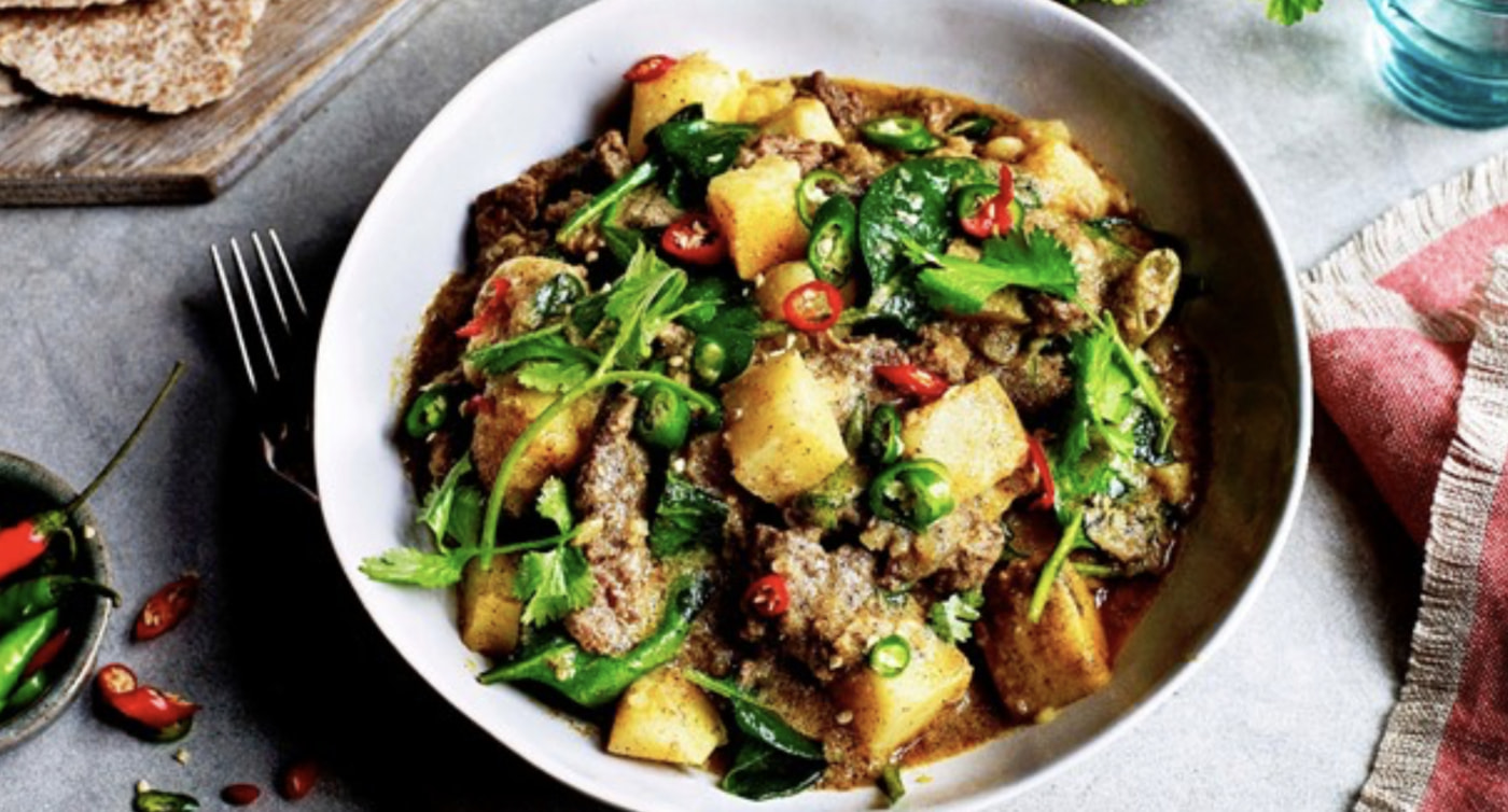 Sri Lankan beef potato curry