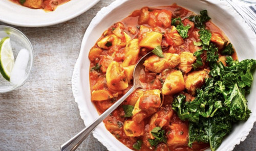 Tuscan Potatoes and Chicken