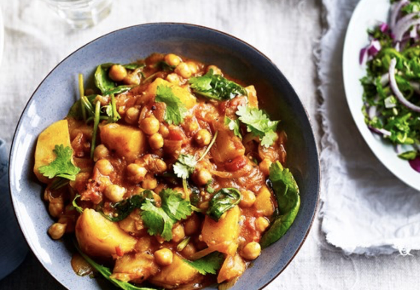 Potato & Chickpea Masala Curry Indian Inspired / Recipes • Wilcox