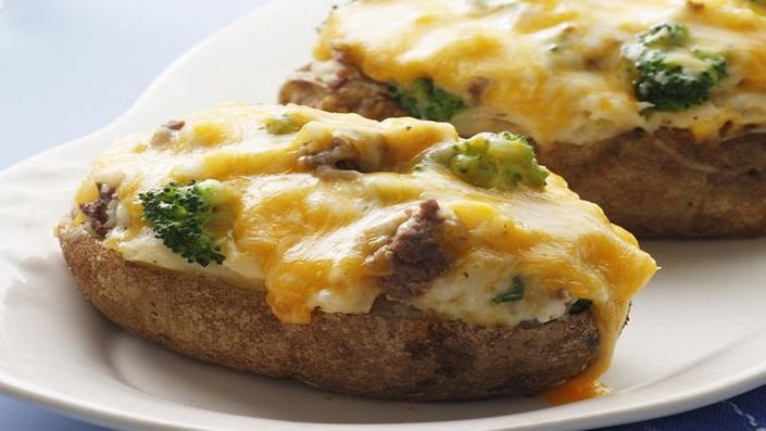 Cheesy Jacket Potatoes