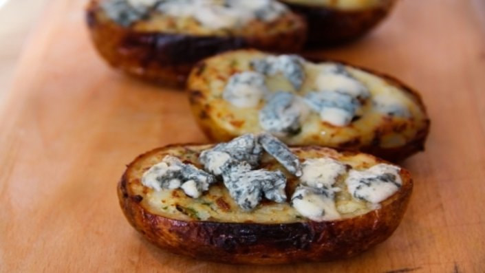 Twice-Baked Potatoes with Gorgonzola / Recipes • Wilcox