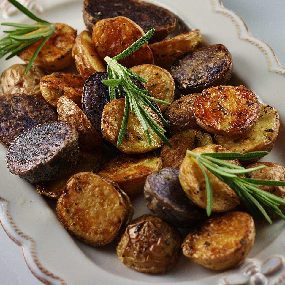 Red potato roasties with rosemary