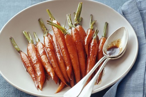 Soy spiced carrots