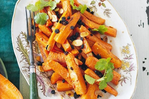 Roasted spiced carrots