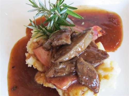Lamb's Fry with Bacon and Onions