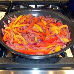 Caramelised Red Capsicums and Onions